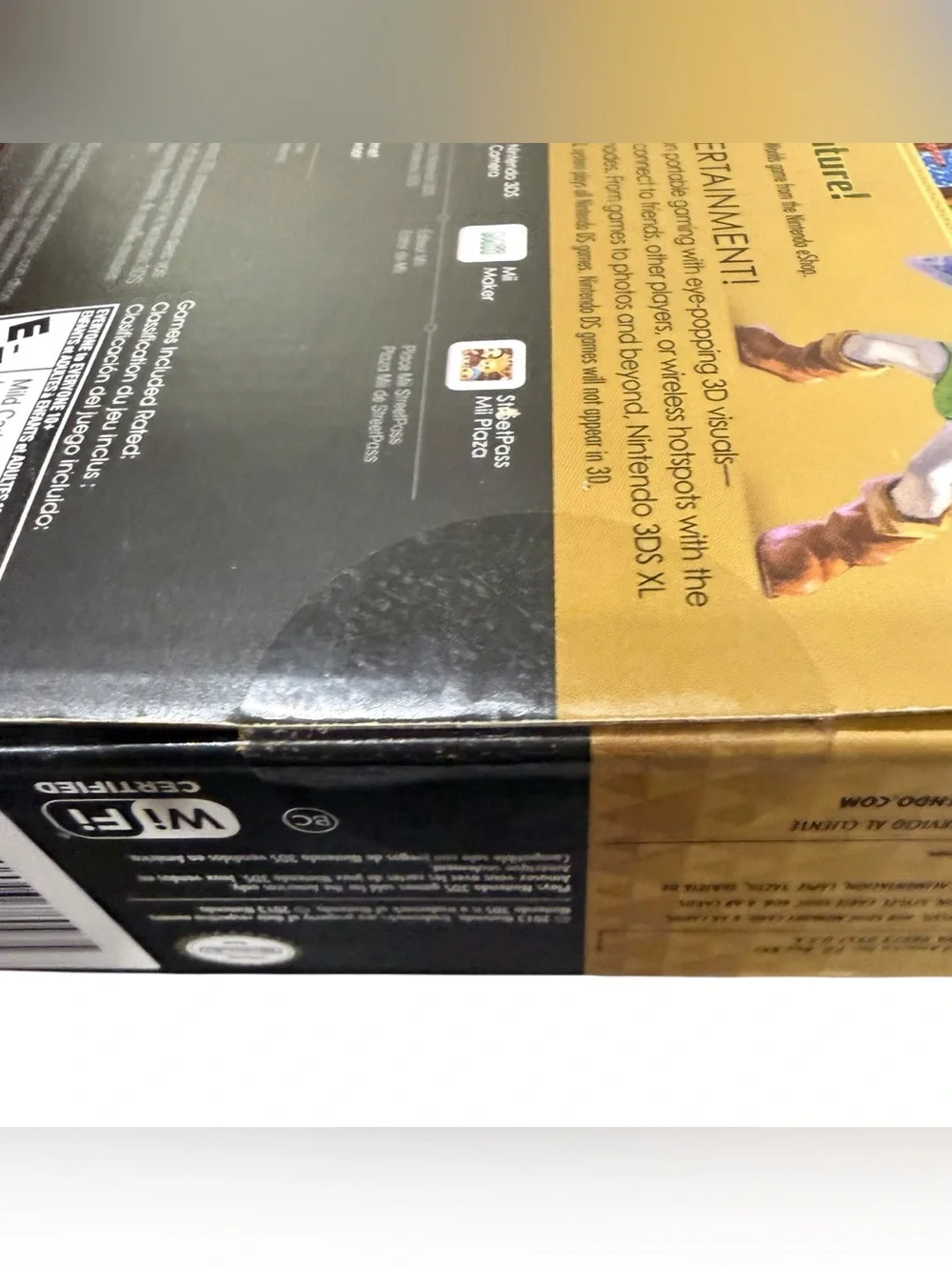 Nintendo 3ds XL Zelda A Link Between Worlds System BOX ONLY Insert AR Cards